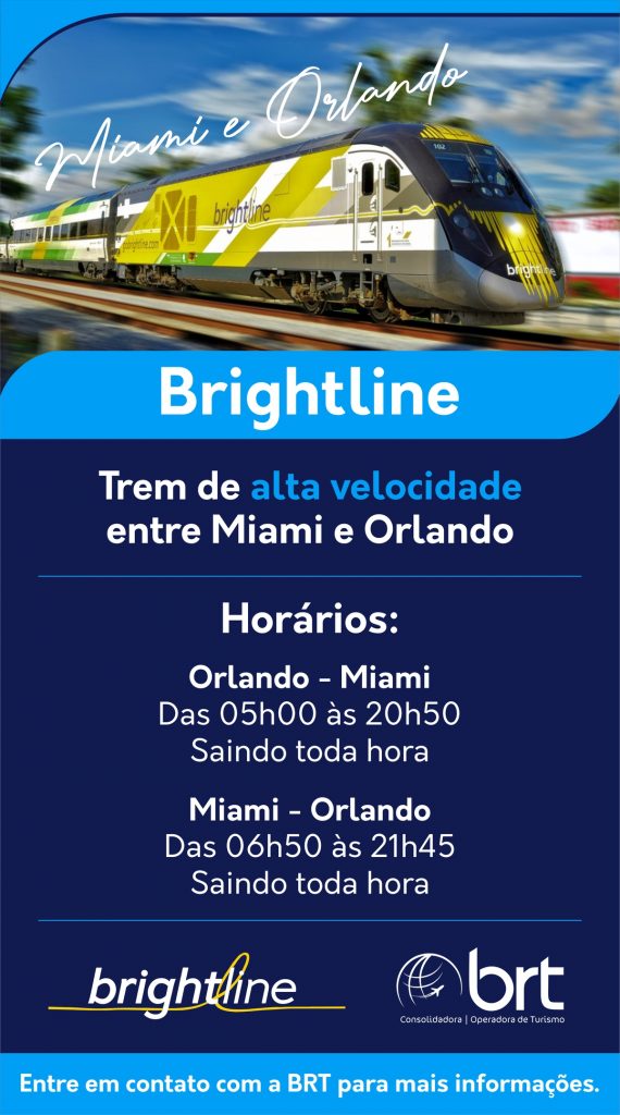 Brightline | Conheça o trem de alta velocidade entre Miami e Orlando ...